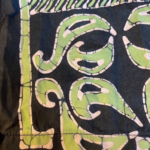 Caribelle Batik Wall hanging Wood Wire hanger Monkey Batik Print - Picture 8 of 14